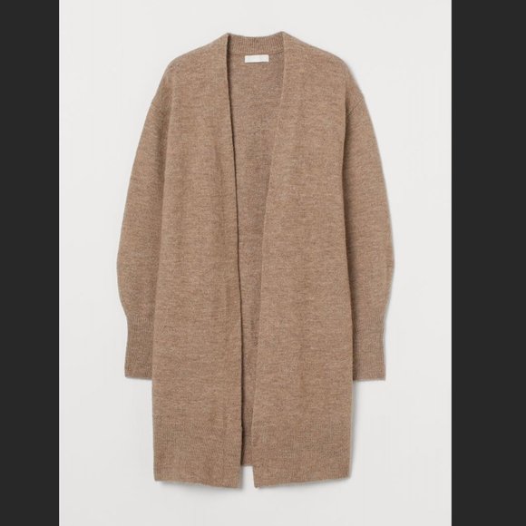 H&M long cardigan with balloon sleeves XS - Picture 2 of 6